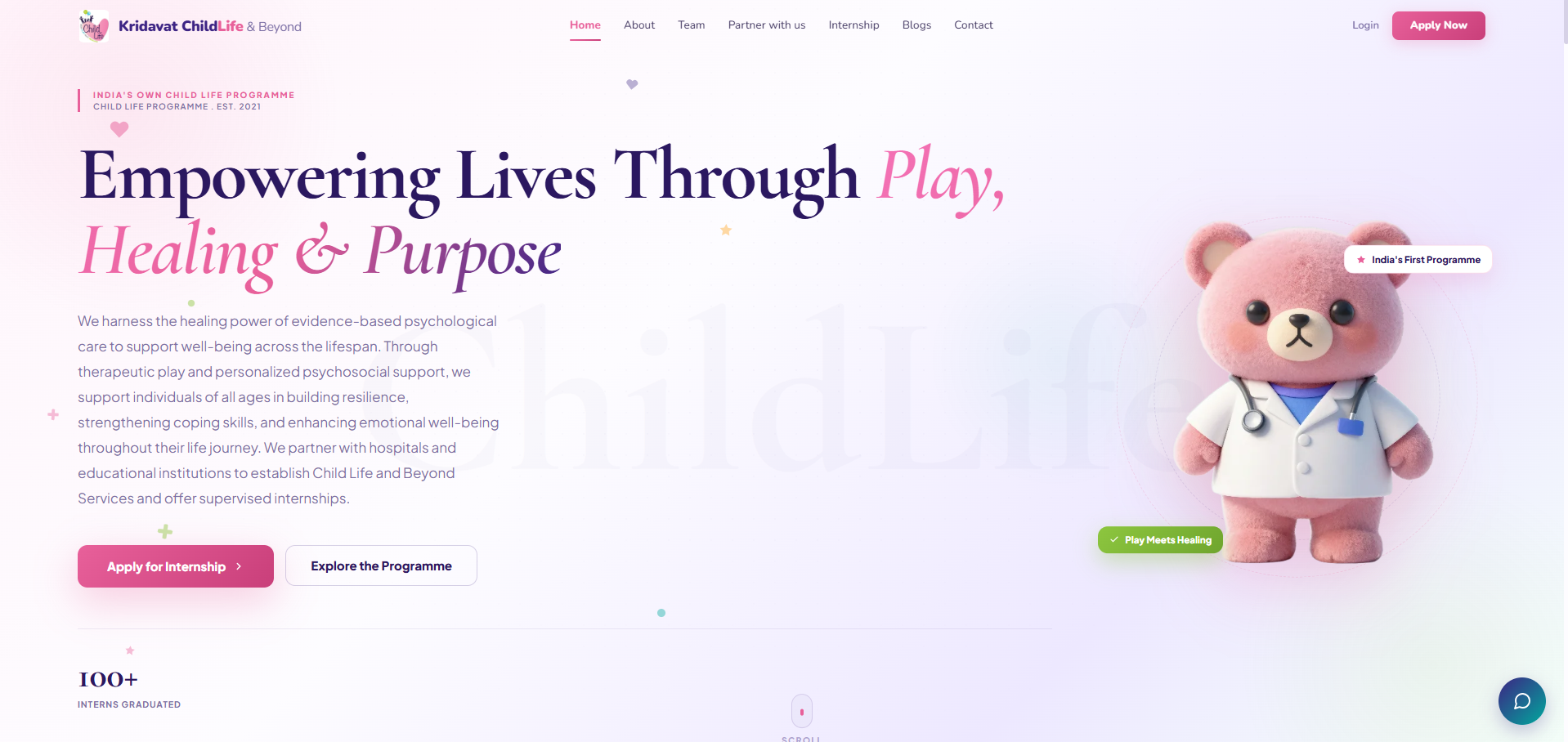Childlife India — Web Platform + Embedded AI Suite